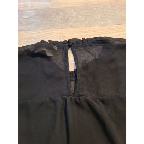 Monteau Los Angeles medium women's high neck blouse - Picture 3 of 8